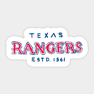 Texas Rangers 07 Sticker